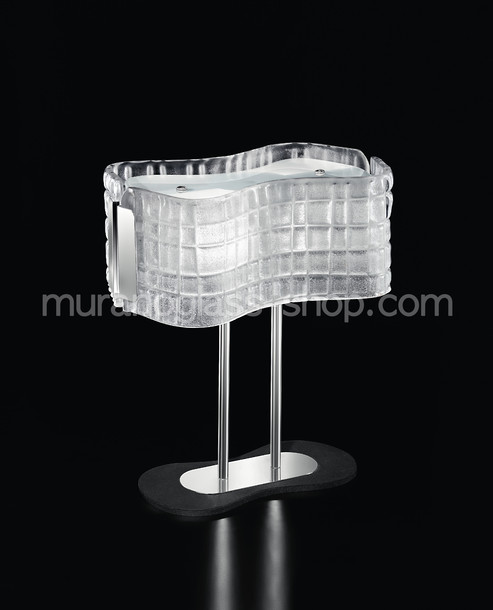 394 series Table lamps, Table lamp in sandblasted crystal