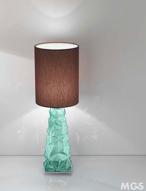 Léger Table lamp, Table lamp in ocean color