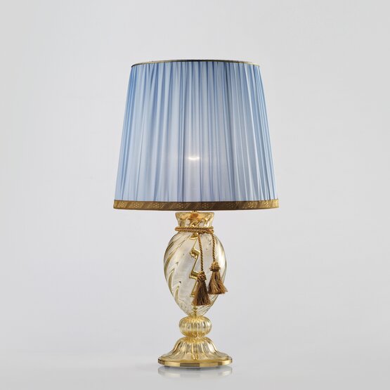 Cersei table lamp, Table lamp in 24k gold