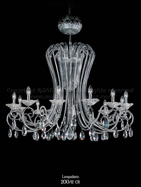 200 Series Chandeliers, Crystalchandelier at six lights