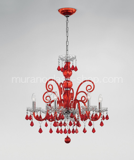Bohemia Bright chandelier, 1059 bohemia series chandelier, 8 lights, crystal and black color