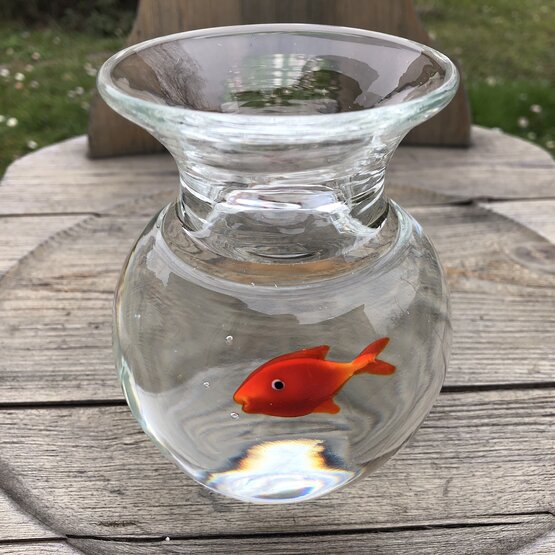Vase with red fish, Vase with red fish