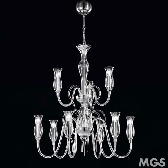 Teodato Chandelier, Chandelier at nine lights