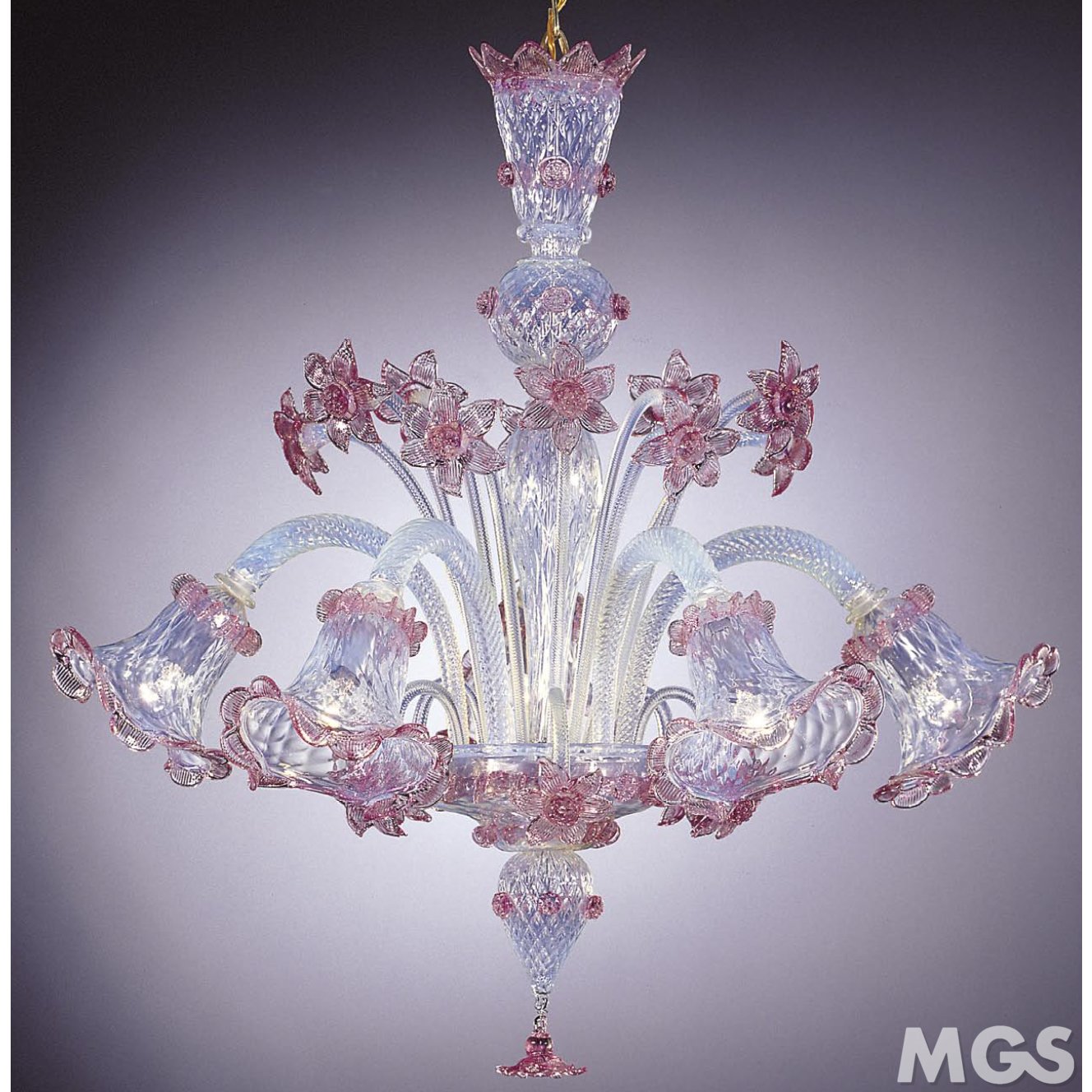 Pink Panther Murano glass chandelier Pink Panther Murano glass chandelier