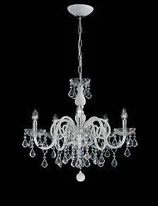 Black and crystal Bohemia style chandelier