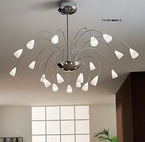 Milk White chandelier MAXI version