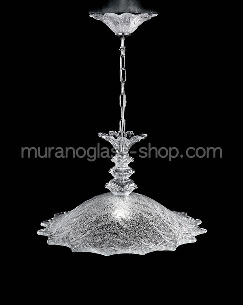 Firenze Suspended lamp, Suspended lamp with crystal graniglia
