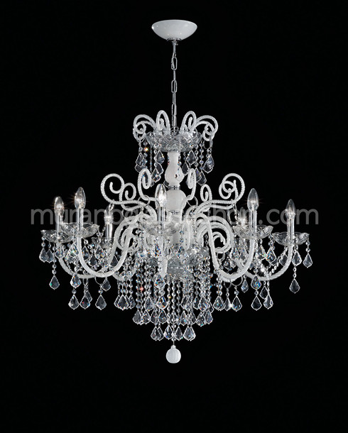Bohemia Star chandelier, Black and crystal bohemia style chandelier