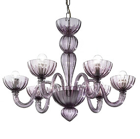 Amethyst chandelier