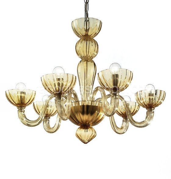 Nielsen Chandelier, Amber chandelier