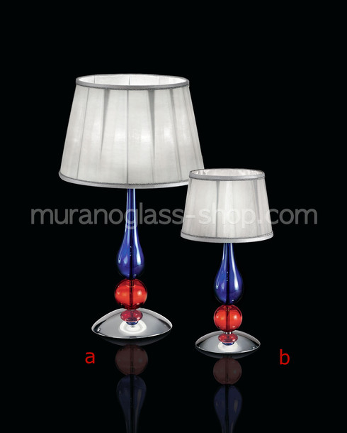 Modern Murano Table Lamps 2533 series, Multi colored table lamp