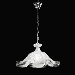 Crystal chandelier with gradient