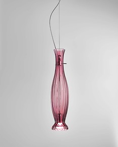 Suspended lamp in Amethyst color