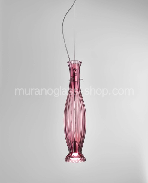 Modern Murano Suspended lamps 3631 Series, Suspended lamp in Amethyst color
