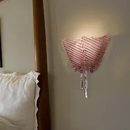 Amethyst wall light mesh working