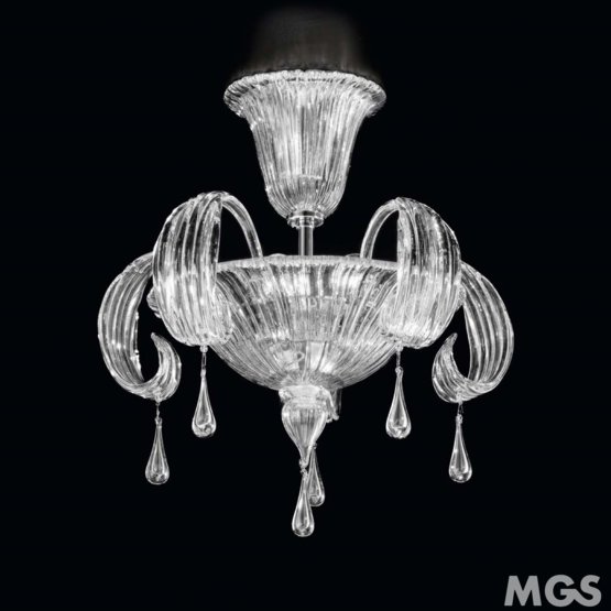 Gocce Ceiling light, Crystal ceiling lamp