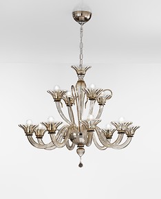 Twelve lights crystal chandelier