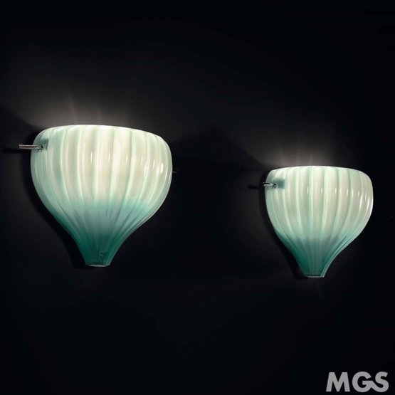 Sphera Wall light, Ocean milk white wall light