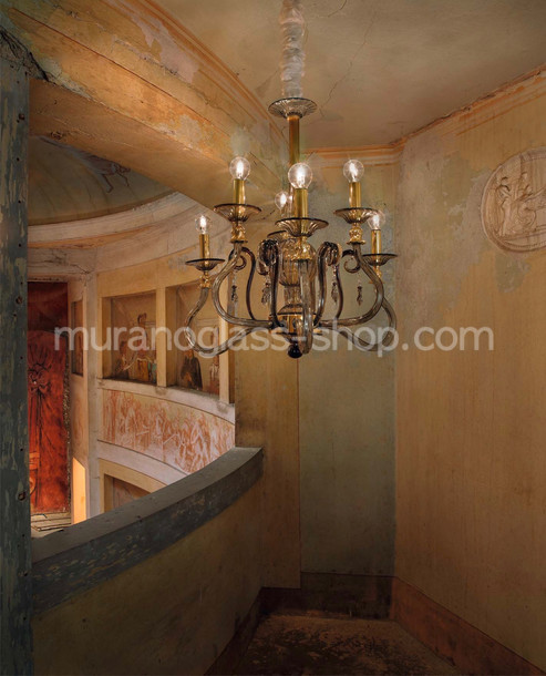 2709 Series chandeliers, Smoked chandelier at six lights