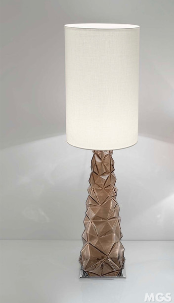 Léger Table lamp, Table lamp in smoked color
