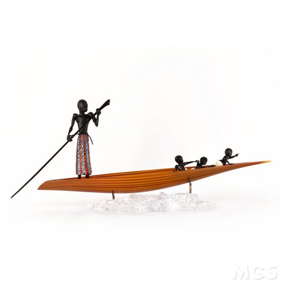 Masai, Masai on a boat