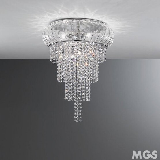 Crystal rain Ceiling light, Baloton crystal ceiling lamp with crystal drops