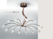 Crystal-white chandelier