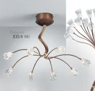 Ceiling lamps with Murrine