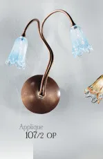 Wall lights, Light blue opal