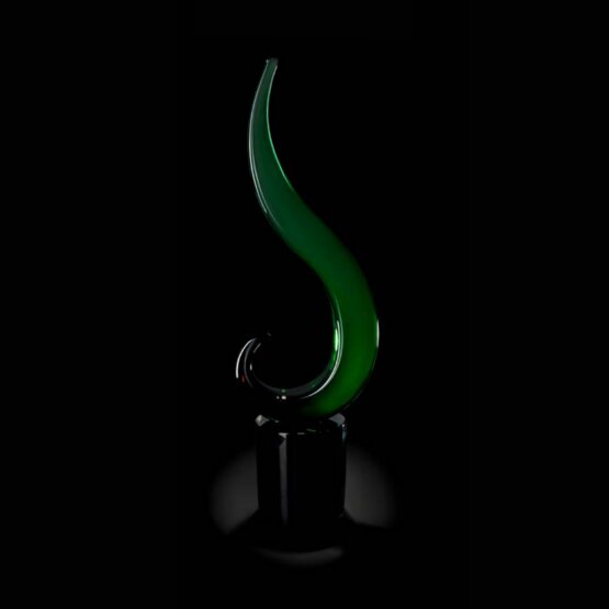 Curl, Green glass curl