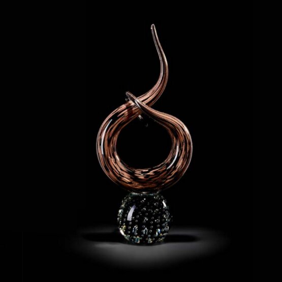 Spiral, Aventurine love knot 