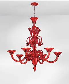 Black chandelier at five lights
