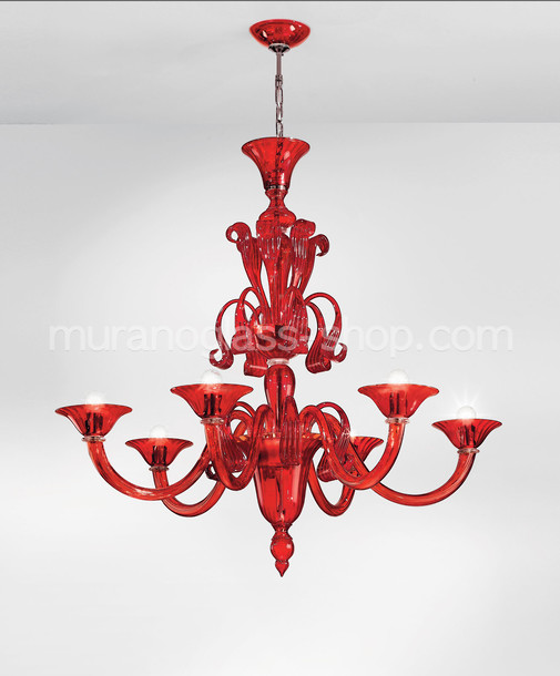 1425 series Chandeliers, Black chandelier at five lights