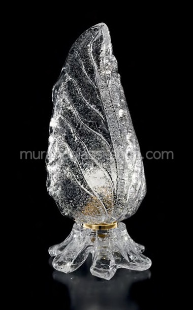 Murano Table Lamps 919 Series, Table lamp in crystal with 24k Gold