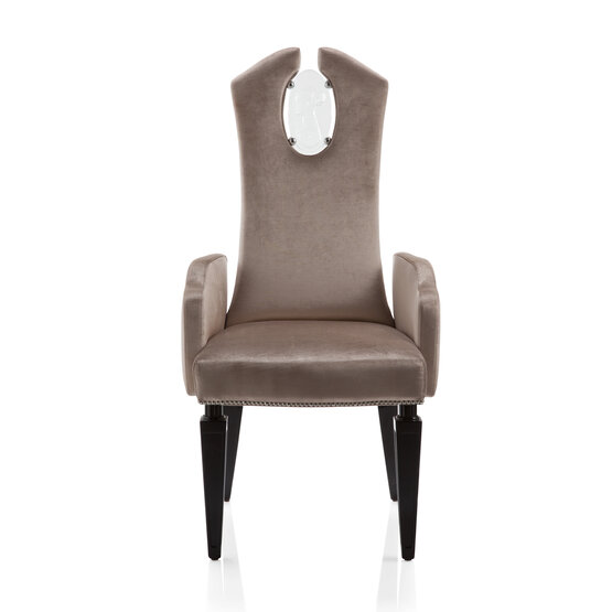 Melpomene chair, Signature Cameo and Soft Velvet