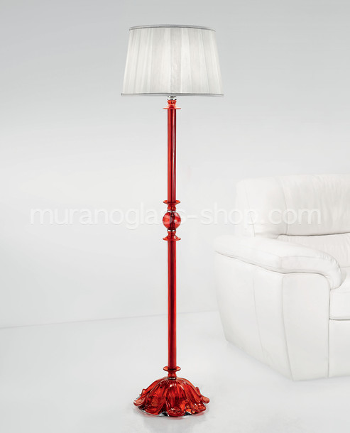 Murano Floor standing lights 1452 Series, Red floor standing lights