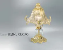Table lamp whit gold decoration