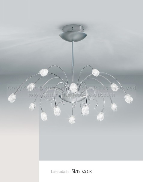 151 Series chandeliers, Modern chandelier at nine lights