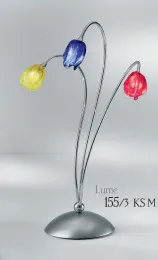 Multi colored table lamp