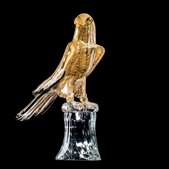 Hawk, All 24k gold hawk on trunk