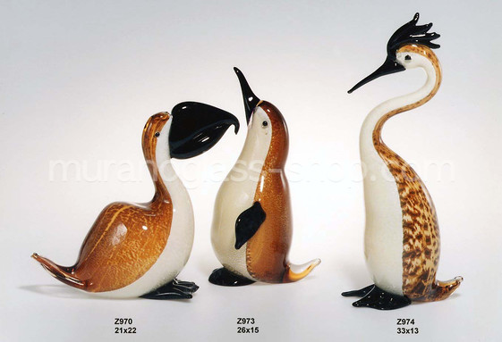Penguin with silver decoration, Penguin with silver decoration